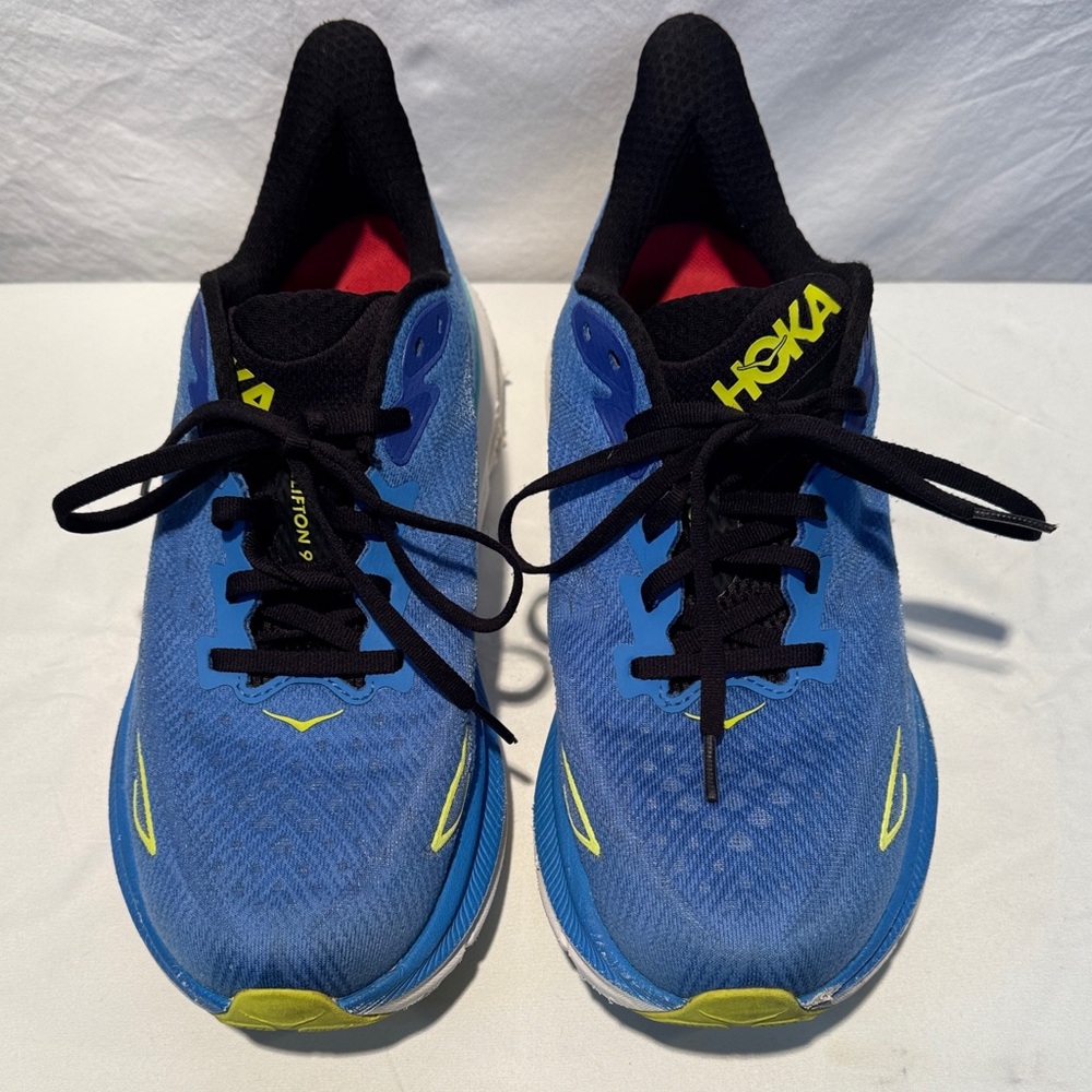 Hoka Blue and Black Athletic Shoes